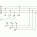 Three-phase monitors with checking state of contactor contacts