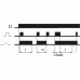 Bistable relay with stitch off time delay