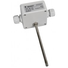 Duct or immersion temperature sensor with protocol